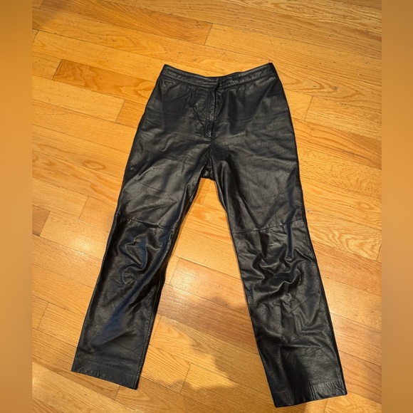 Danier leather vintage high rise crop pants - Picture 7 of 11